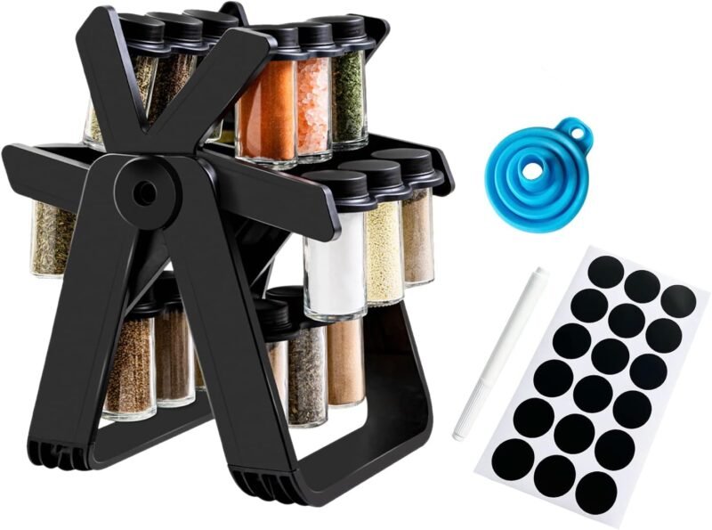 Organizador Giratorio de Cocina con 18 Frascos para Condimentos - Image 6