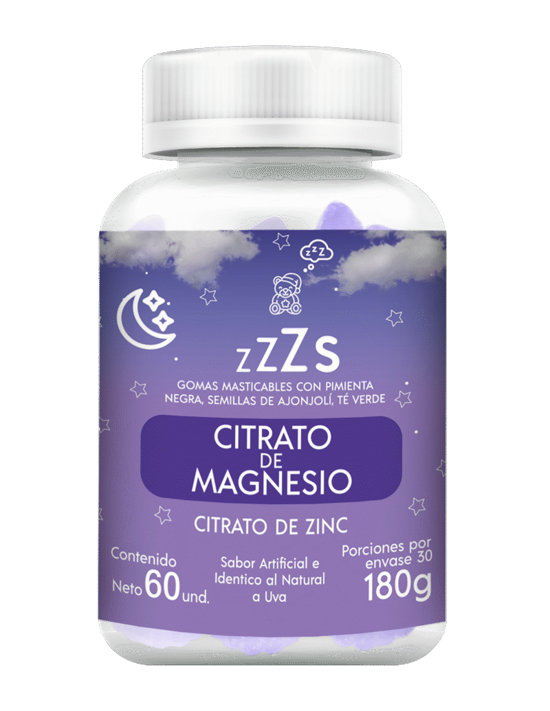 GOMITAS PARA DORMIR – Citrato de Magnesio + Zinc + Colágeno + Vitaminas x 60 unid - Image 2