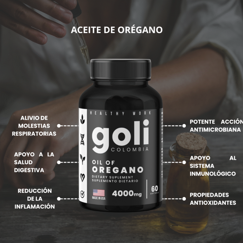 Aceite de Orégano en Cápsulas Goli