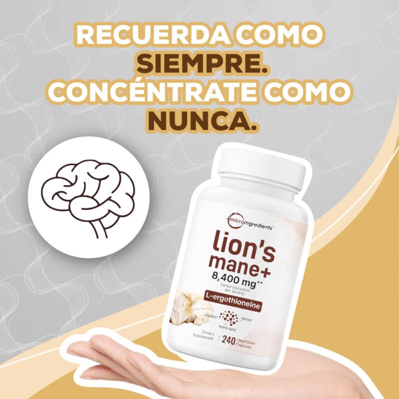 MELENA DE LEÓN CON L-ERGOTIONEÍNA - Image 2