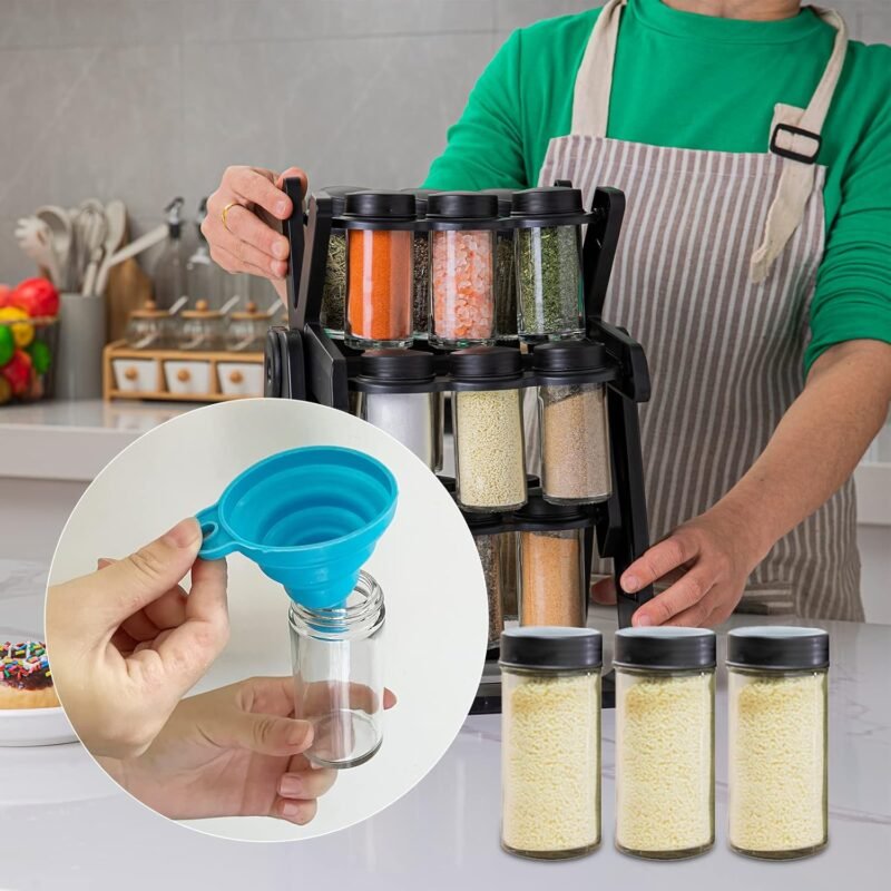 Organizador Giratorio de Cocina con 18 Frascos para Condimentos - Image 4