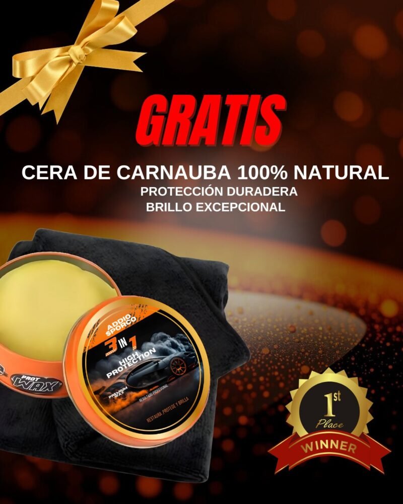 Premium Wax 120 ML + Cera Crema 60gr + Paño Micro - Image 7