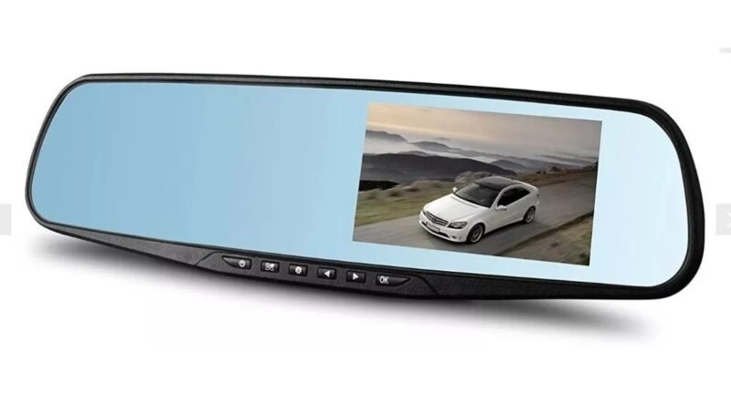Kit de Accesorios Automotivos - Espejo de Visera LED Recargable + Retrovisor Dash Cam 1080p - Image 3