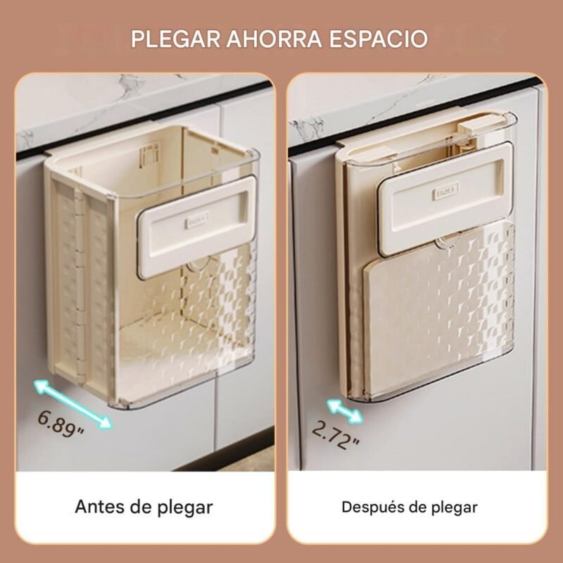 Cubo Basurero Plegable Colgante Cocina - Image 4