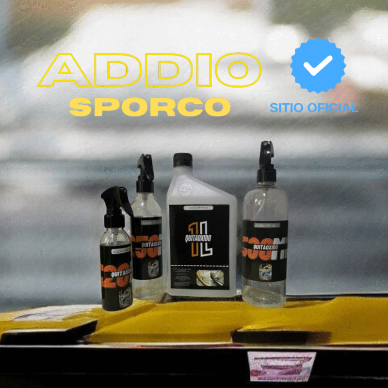 Quita Óxido y Corrosión Addio Sporco 1 Litro - Image 11