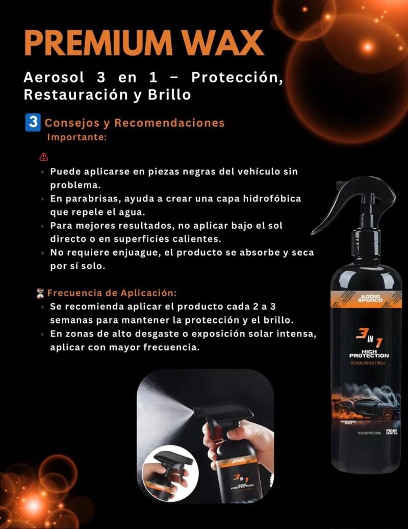 Premium Wax 120 ML + Cera Crema 60gr + Paño Micro - Image 5