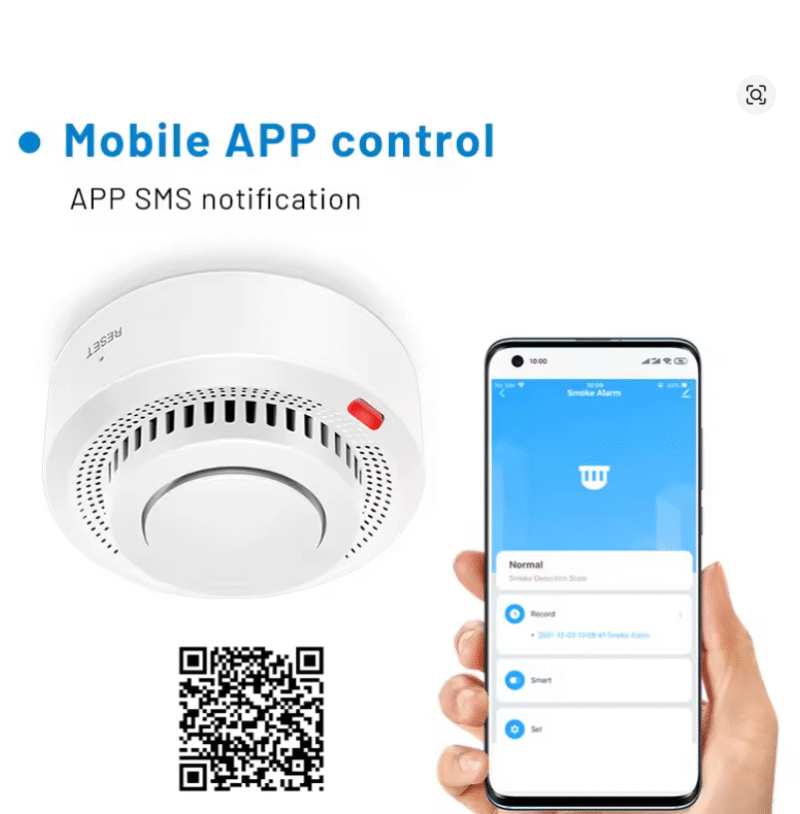 Detector de Humo Inteligente Wi-Fi